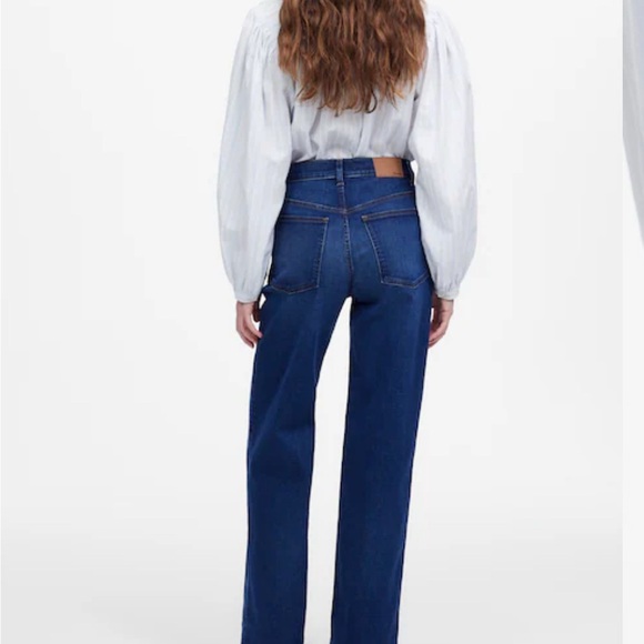 Madewell Petite Perfect Vintage Wide-Leg Jeans, Pipestone wash, 27P, NWT - Picture 2 of 11